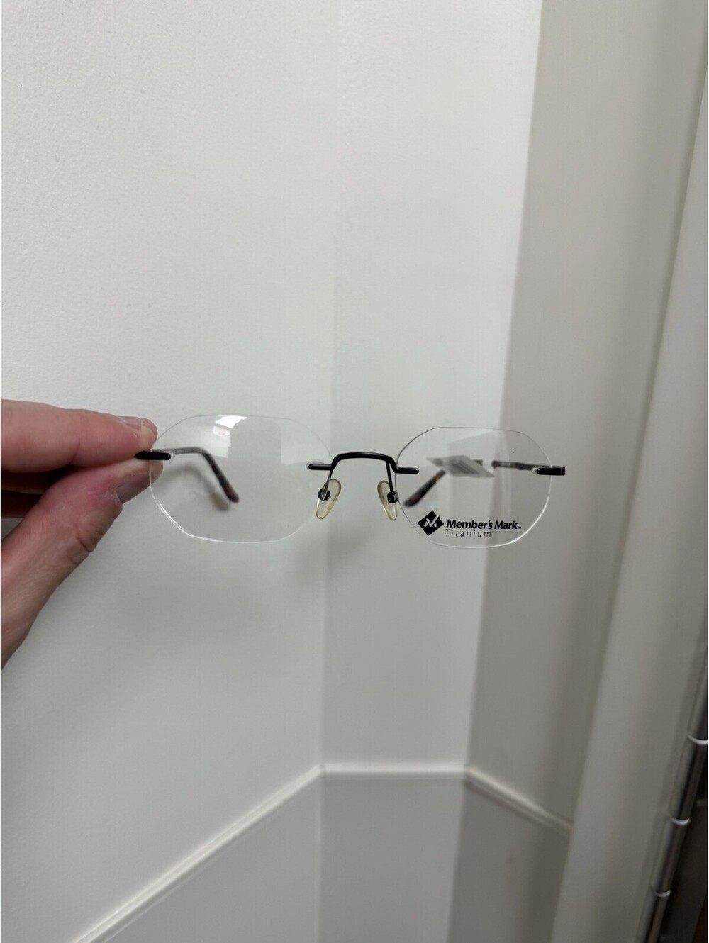 Member's Mark Rimless Eyeglasses MM 2009-04 Tortoise-shell 53-20-140